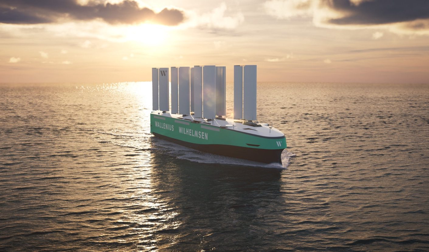 World’s First Wind-Powered Car Carrier Project Gets EU Funding
