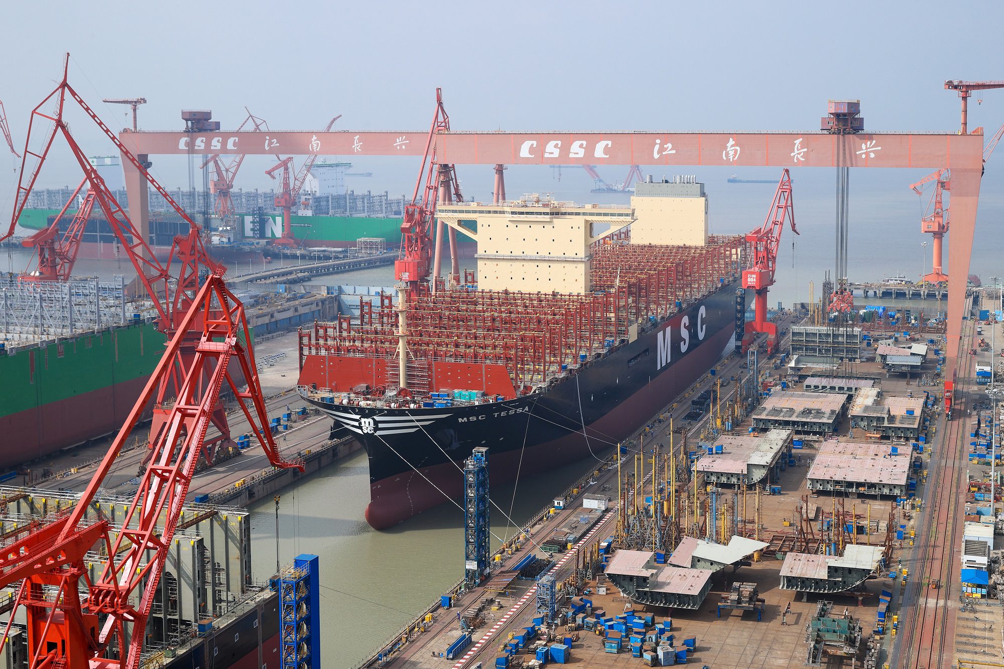 MSC and CMA CGM Out in Front in Box Fleet-Building Race